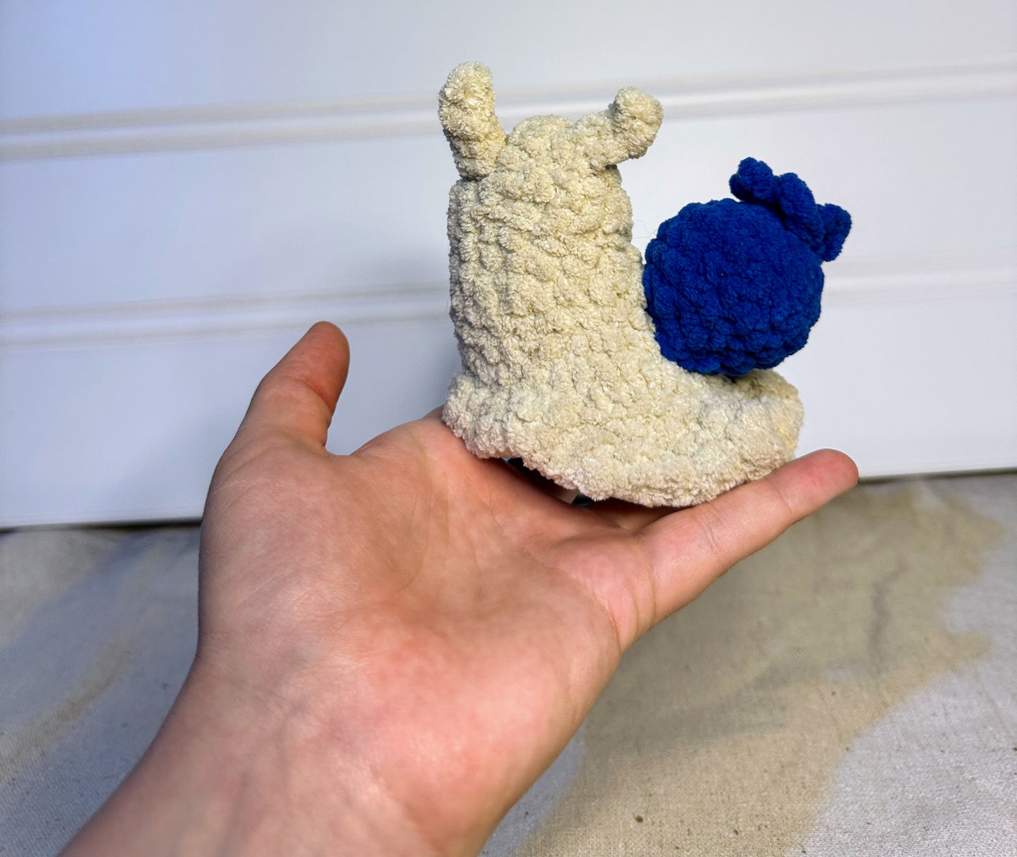 Blueberry the Snail – Handmade Crochet Amigurumi Plush