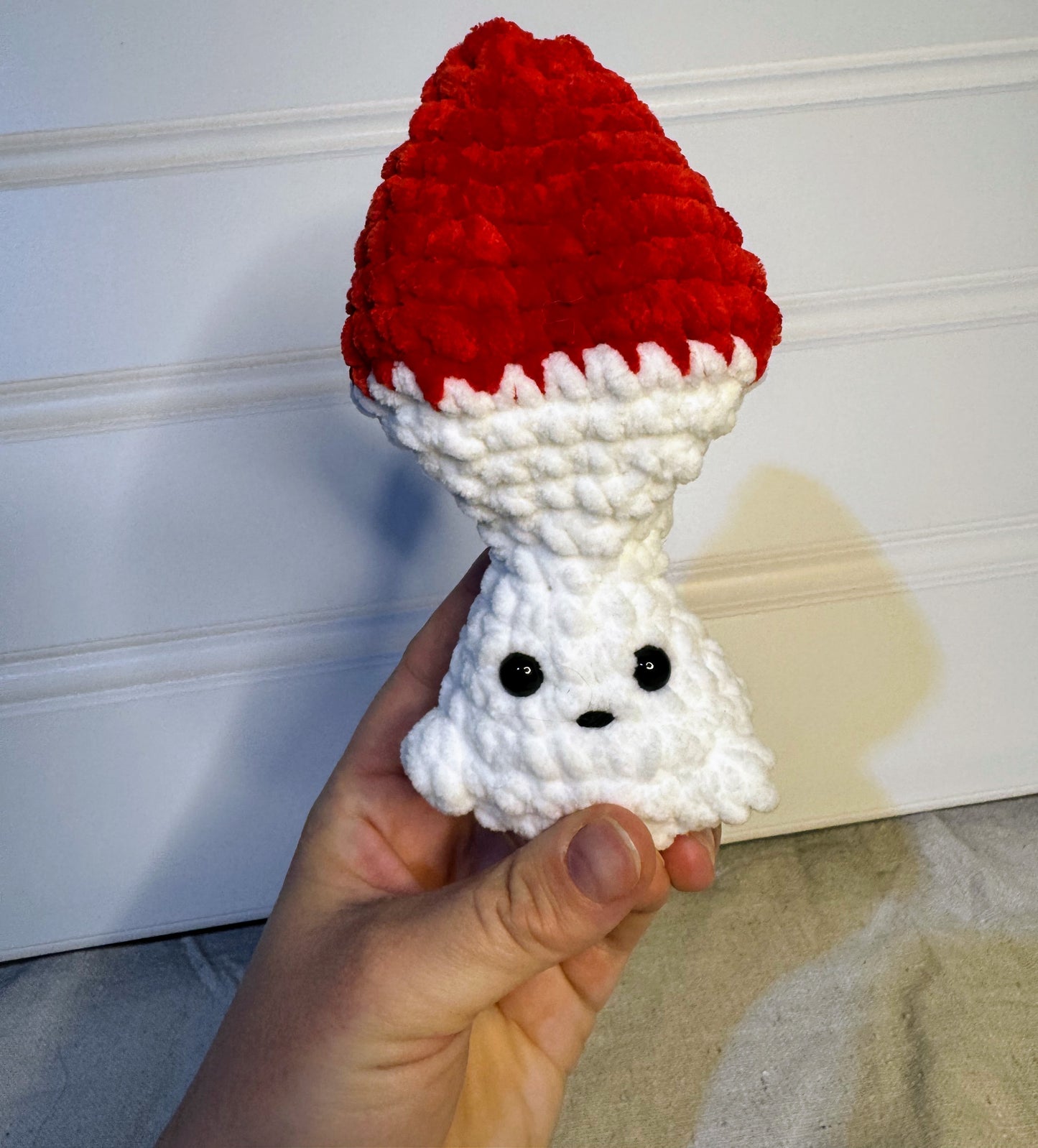 Milo the Mushy – Fidget-Friendly Amigurumi Mushroom Plush