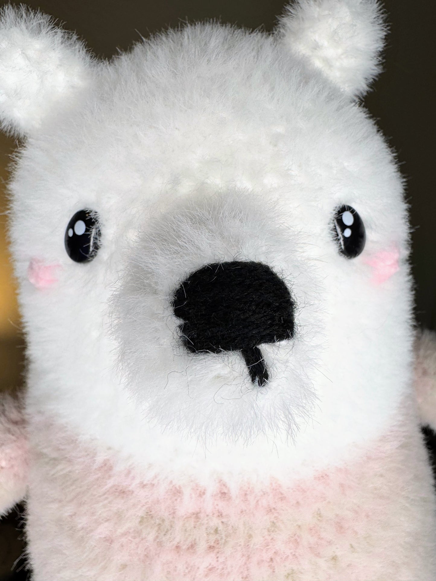 Posey the Polar Bear – Handmade Crochet Amigurumi Plush