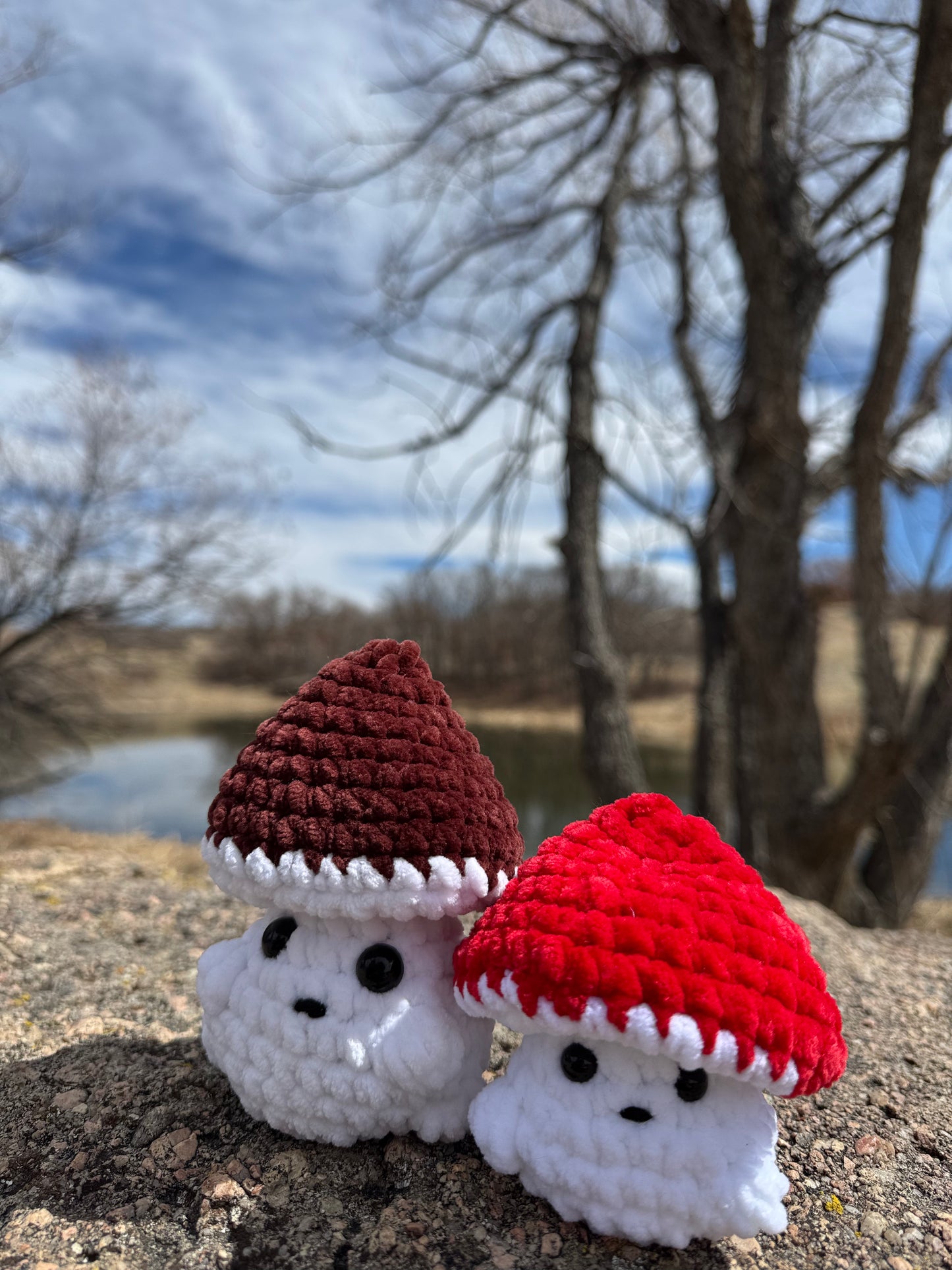 Milo the Mushy – Fidget-Friendly Amigurumi Mushroom Plush
