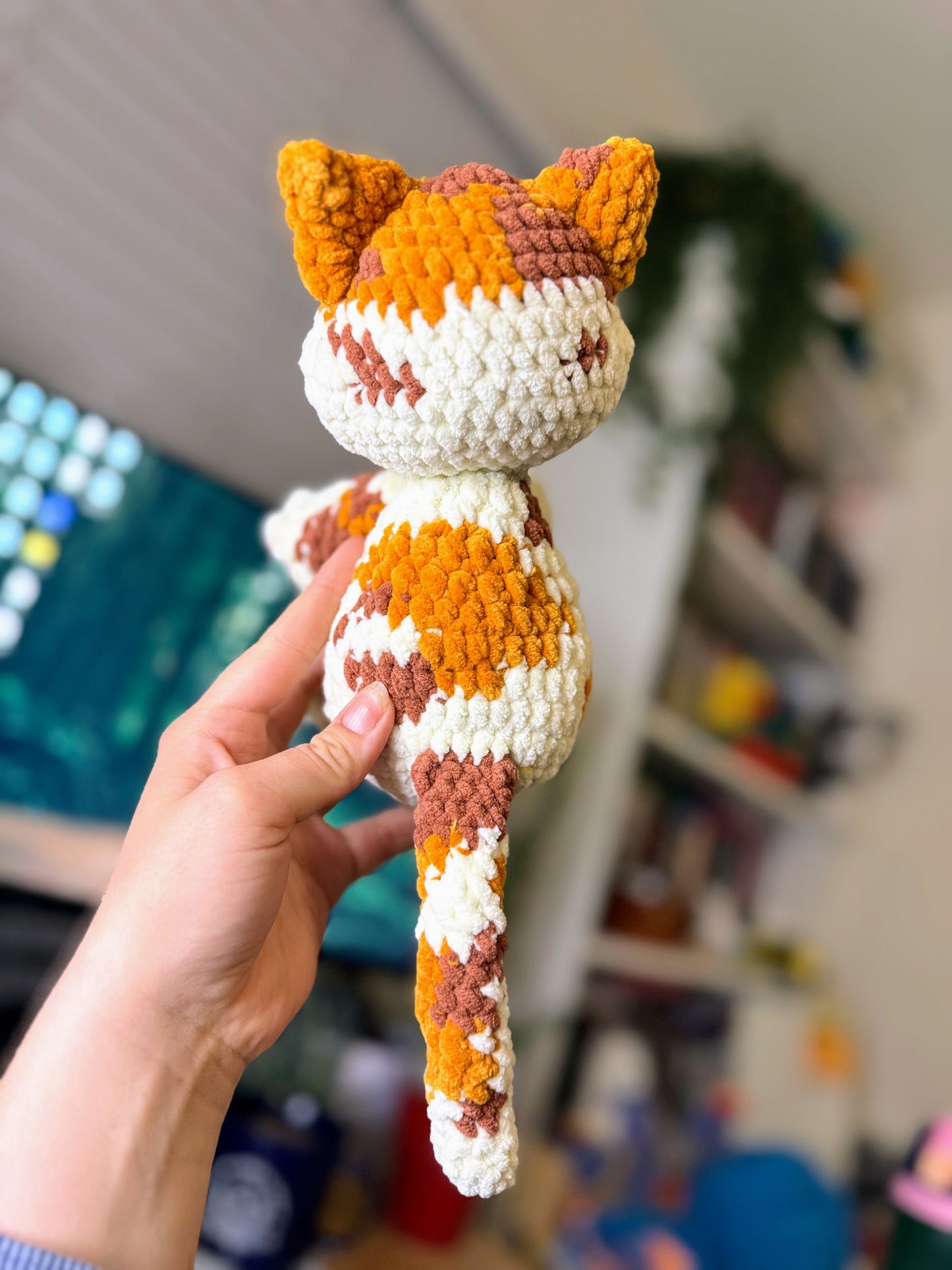 Midge the Cuddly Kitty Crochet Amigurumi Cat Plushie